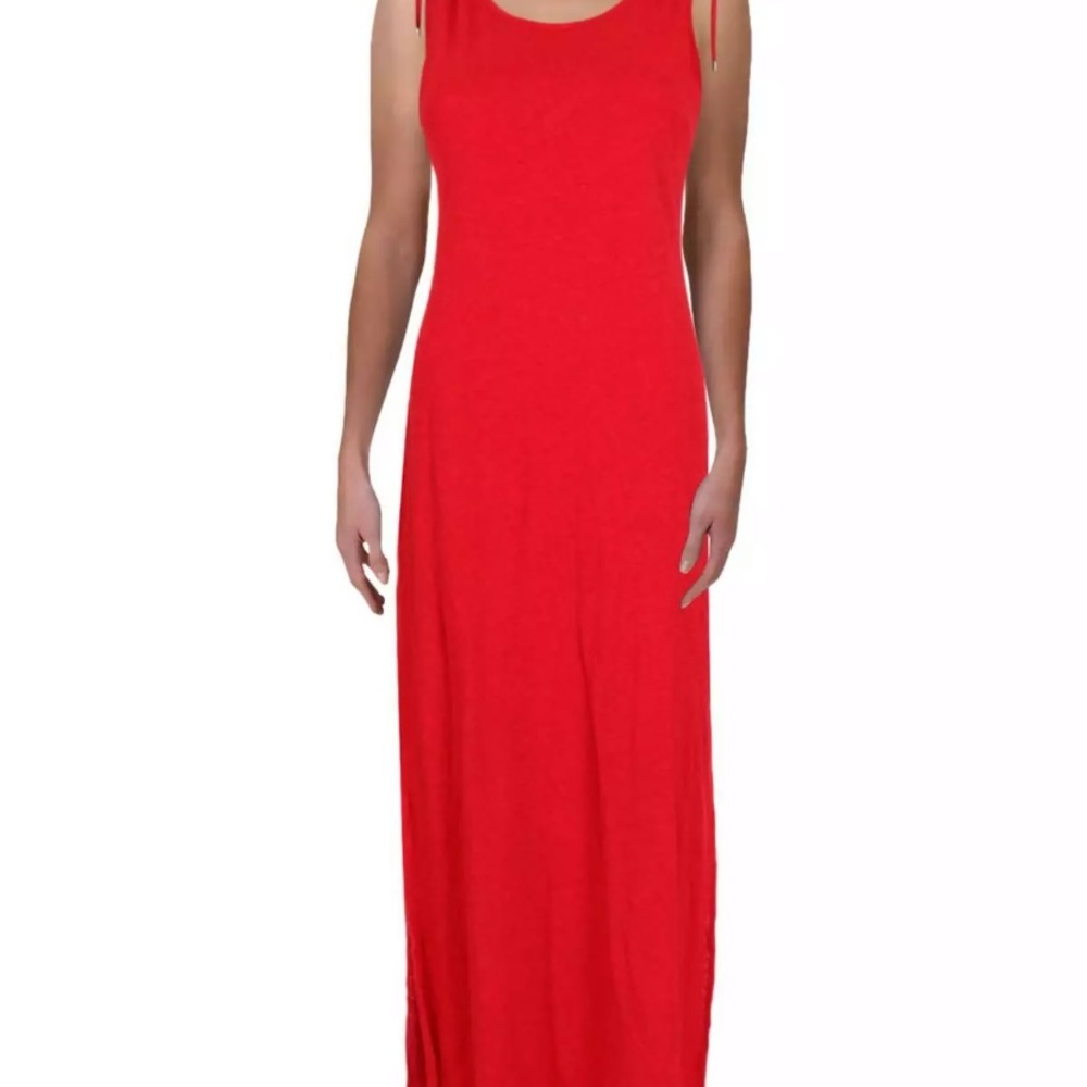 Lubov  Linen Full-Length Tank Dress